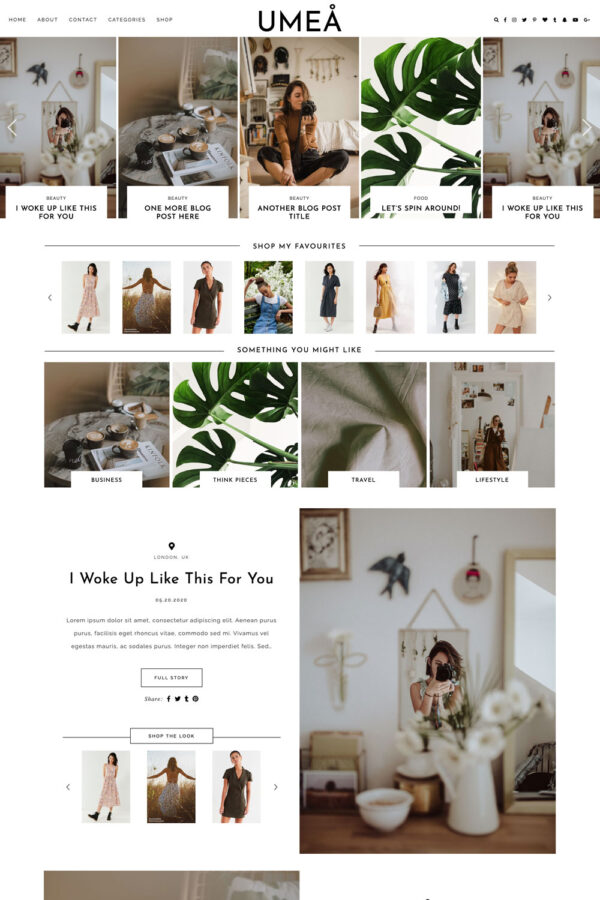 Food Blog Wordpress Theme Pinch Of Salt Kotryna Bass