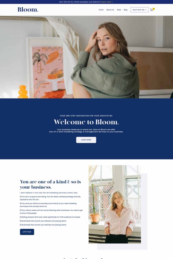 WordPress Theme For Personal Brand Owners - Bloom - WordPress Themes ...